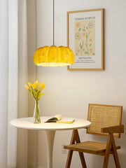 Farmhouse Pumpkin Resin Pendant Light