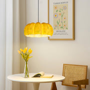 Farmhouse Pumpkin Resin Pendant Light