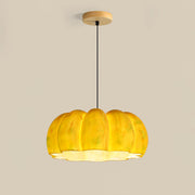 Farmhouse Pumpkin Resin Pendant Light