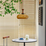 Retro Yellow Glass Pendant Lamp