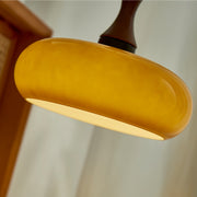 Retro Yellow Glass Pendant Lamp