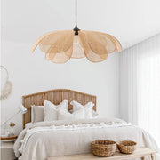Wabi-Sabi Rattan Petal Pendant Lamp