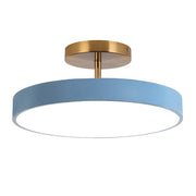 Modern Round Acrylic Color LED Dimmable Ceiling Light