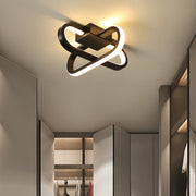 Unique LED Hallway Iron Black Ceiling Light