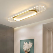 Contemporary Minimalist Iron Living Room LED Ceiling Light