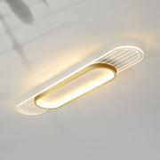 Contemporary Minimalist Iron Living Room LED Ceiling Light