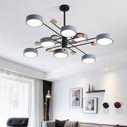 Modern Iron Multi-Light LED Ceiling Lights for Living Room