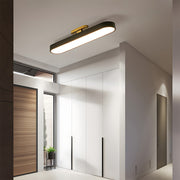 Muscato Black Semi Flush Mount LED Dimmable Ceiling Light