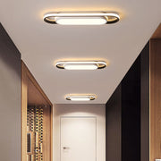 Black Creative Simple Living Room LED Low Ceiling Light