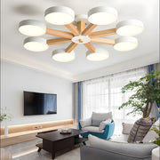 Nordic Multi-Ring LED Living Room Ceiling Light