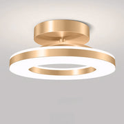 Gold Simple Iron Hallway LED Dimmable Ceiling Light