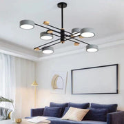 Modern Iron Multi-Light LED Ceiling Lights for Living Room