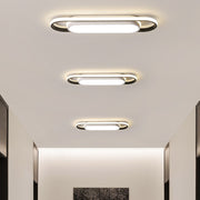 Black Creative Simple Living Room LED Low Ceiling Light