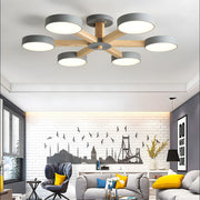 Nordic Multi-Ring LED Living Room Ceiling Light