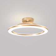 Gold Simple Iron Hallway LED Dimmable Ceiling Light