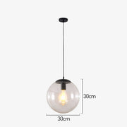 Minimalist Style Glass Globe Kitchen Island Pendant Lights