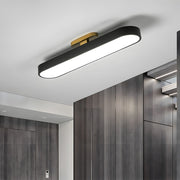 Muscato Black Semi Flush Mount LED Dimmable Ceiling Light