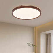 Round Flush Mount Moon Bedroom LED Dimmable Ceiling Light