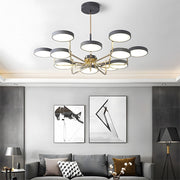 Nordic Modern Iron LED Ceiling Light for Living Room