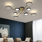 Modern Luxurious Metal LED Living Room Ceiling Light