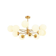 Gold Vintage Luxury Brass Bedroom Chandelier