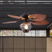 Black Creative Flying Ceiling Fans with Outdoor Lighting