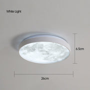 Simple LED Moon Ceiling Light For Bedroom