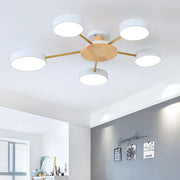 Multi Bulbs Round LED Ceiling Light for Bedroom