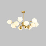 Gold Vintage Luxury Brass Bedroom Chandelier