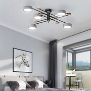 Modern Iron Multi-Light LED Ceiling Lights for Living Room