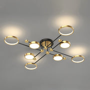 Modern Luxurious Metal LED Living Room Ceiling Light