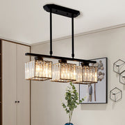 Modern Art Deco Glass Kitchen Island Lamps