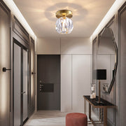 Crystal Luxury Gold Hallway Ceiling Light