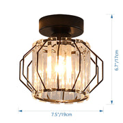 Antique Mini Glass Ceiling Light For Dining Room