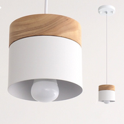 Nordic Wood Modern Round Lamping