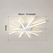 Nordic Metal Creative Strip LED Ceiling Light