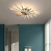 Nordic Metal Creative Strip LED Ceiling Light