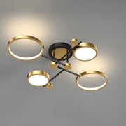 Modern Luxurious Metal LED Living Room Ceiling Light