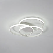 Modern Minimalist Creative White Multi-ring Living Room LED Ceiling Lights