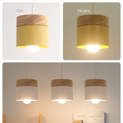 Nordic Wood Modern Round Lamping