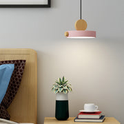 Modern Wooden LED Adjustable Pendant Light