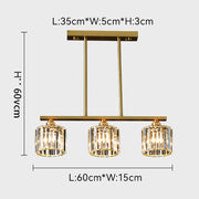 Modern Large Gold Dining Room Ceiling Light