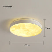 Simple LED Moon Ceiling Light For Bedroom