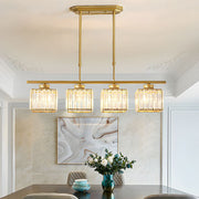 Modern Art Deco Glass Kitchen Island Lamps