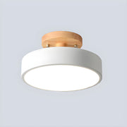 Round Small Semi-Flush LED Ceiling Lights For Hallway