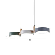 Three Heads Modern LED Pendant Light For Kitchen Island