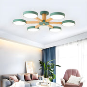 Nordic Multi-Ring LED Living Room Ceiling Light