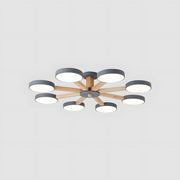 Nordic Multi-Ring LED Living Room Ceiling Light