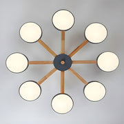 Nordic Multi-Ring LED Living Room Ceiling Light