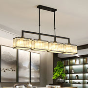 Multi Heads Glass Dining Room Ceiling Lights